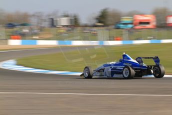 World © Octane Photographic Ltd. Formula Ford, Donington Park Saturday 20th April 2013. Enigma Motorsport – Mygale M12SJ/Scholar – George Blundell. Digital Ref :
