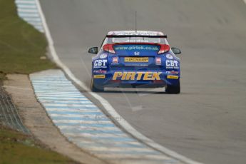 World © Octane Photographic Ltd. Thursday 21st March 2013. Dunlop MSA British Touring Car Championship (BTCC) Media Day – Donington Park. Andrew Jordan – Pirtek Racing – Honda Civic. Digital Ref : 0603cj7d0107