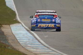 World © Octane Photographic Ltd. Thursday 21st March 2013. Dunlop MSA British Touring Car Championship  (BTCC) Media Day – Donington Park. Andrew Jordan – Pirtek Racing – Honda Civic. Digital Ref : 0603cj7d0107