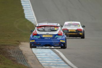 World © Octane Photographic Ltd. Thursday 21st March 2013. Dunlop MSA British Touring Car Championship (BTCC) Media Day – Donington Park. Aron Smith – Airwaves Racing – Ford Focus ST and Will Bratt – Audi A4. Digital Ref : 0603cj7d0125