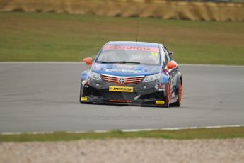 World © Octane Photographic Ltd. Thursday 21st March 2013. Dunlop MSA British Touring Car Championship (BTCC) Media Day – Donington Park. Adam Morgan – Ciceley Racing – Toyota Avensis. Digital Ref : 0603cj7d0152