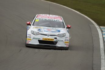 World © Octane Photographic Ltd. Thursday 21st March 2013. Dunlop MSA British Touring Car Championship (BTCC) Media Day – Donington Park. Jason Plato – MG KX Momentum Racing – MG6 GT. Digital Ref : 0603cj7d0174