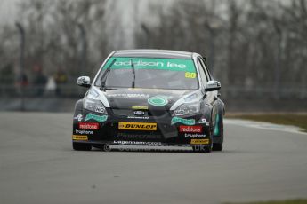 World © Octane Photographic Ltd. Thursday 21st March 2013. Dunlop MSA British Touring Car Championship (BTCC) Media Day – Donington Park. Liam Griffin – Adison Lee Motorbase – Ford Focus ST. Digital Ref : 0603cj7d0215