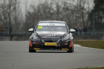 World © Octane Photographic Ltd. Thursday 21st March 2013. Dunlop MSA British Touring Car Championship (BTCC) Media Day – Donington Park. Joe Girling – M247 Racing – Chevrolet Cruze. Digital Ref : 0603cj7d0233
