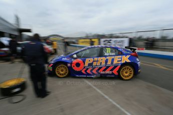 World © Octane Photographic Ltd. Thursday 21st March 2013. Dunlop MSA British Touring Car Championship (BTCC) Media Day – Donington Park. Andrew Jordan – Pirtek Racing – Honda Civic. Digital Ref : 0603lw1d8030