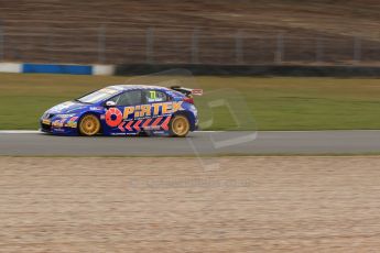 World © Octane Photographic Ltd. Thursday 21st March 2013. Dunlop MSA British Touring Car Championship  (BTCC) Media Day – Donington Park. Andrew Jordan – Pirtek Racing – Honda Civic. Digital Ref : 0603lw1d3246