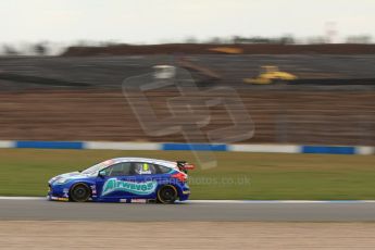 World © Octane Photographic Ltd. Thursday 21st March 2013. Dunlop MSA British Touring Car Championship (BTCC) Media Day – Donington Park. Aron Smith – Airwaves Racing – Ford Focus ST. Digital Ref : 0603lw1d3278
