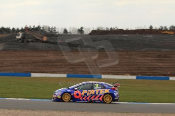 World © Octane Photographic Ltd. Thursday 21st March 2013. Dunlop MSA British Touring Car Championship  (BTCC) Media Day – Donington Park. Andrew Jordan – Pirtek Racing – Honda Civic. Digital Ref : 0603lw1d3285