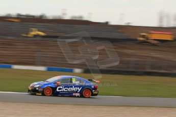 World © Octane Photographic Ltd. Thursday 21st March 2013. Dunlop MSA British Touring Car Championship (BTCC) Media Day – Donington Park. Adam Morgan – Ciceley Racing – Toyota Avensis. Digital Ref : 0603lw1d3334