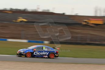 World © Octane Photographic Ltd. Thursday 21st March 2013. Dunlop MSA British Touring Car Championship  (BTCC) Media Day – Donington Park. Adam Morgan – Ciceley Racing – Toyota Avensis. Digital Ref : 0603lw1d3334