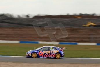 World © Octane Photographic Ltd. Thursday 21st March 2013. Dunlop MSA British Touring Car Championship  (BTCC) Media Day – Donington Park. Andrew Jordan – Pirtek Racing – Honda Civic. Digital Ref : 0603lw1d3370