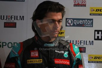 World © Octane Photographic Ltd. Thursday 21st March 2013. Dunlop MSA British Touring Car Championship  (BTCC) Media Day – Donington Park. Liam Griffin – Adison Lee Motorbase – Ford Focus ST. Digital Ref : 0601cj7d0306