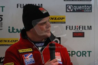 World © Octane Photographic Ltd. Thursday 21st March 2013. Dunlop MSA British Touring Car Championship  (BTCC) Media Day – Donington Park. Warren Scott – BMR Restart – SEAT Leon. Digital Ref : 0601cj7d0338