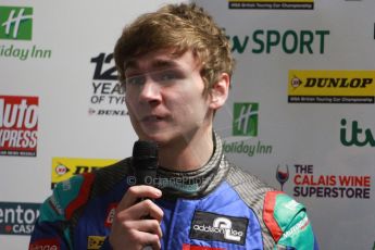 World © Octane Photographic Ltd. Thursday 21st March 2013. Dunlop MSA British Touring Car Championship  (BTCC) Media Day – Donington Park. Aron Smith – Airwaves Racing – Ford Focus ST. Digital Ref : 0601cj7d0788