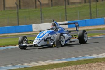 World © Octane Photographic Ltd. Formula Ford, Donington Park practice Thursday 18th April 2013. Enigma Motorsport – Mygale M12SJ/Scholar – George Blundell. Digital Ref :
