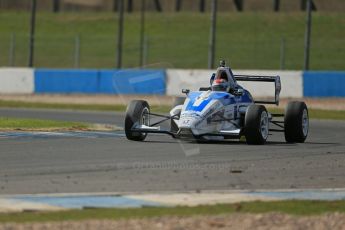 World © Octane Photographic Ltd. Formula Ford, Donington Park practice Thursday 18th April 2013. Enigma Motorsport – Mygale M12SJ/Scholar – George Blundell. Digital Ref :