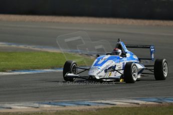 World © Octane Photographic Ltd. Formula Ford, Donington Park practice Thursday 18th April 2013. Enigma Motorsport – Mygale M12SJ/Scholar – George Blundell. Digital Ref :