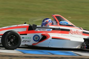 World © Octane Photographic Ltd. Formula Ford, Donington Park practice Thursday 18th April 2013. Radical Sportscars – Sinter LA12/Scholar – James Abbot. Digital Ref :