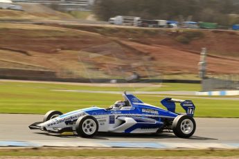 World © Octane Photographic Ltd. Formula Ford, Donington Park practice Thursday 18th April 2013. Enigma Motorsport – Mygale M12SJ/Scholar – George Blundell. Digital Ref :