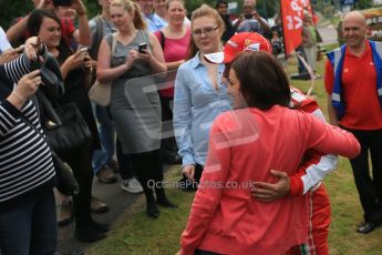 World © Octane Photographic Ltd. GP2 British GP, Silverstone, Thursday 27th June 2013. Felipe Massa - Scuderia Ferrari - Shell Towcester Pit Stop. Digital Ref :World © Octane Photographic Ltd. GP2 British GP, Silverstone, Thursday 27th June 2013. Felipe Massa - Ferrari - Shell Towcester Pit Stop. Digital Ref : 0723lw1d2320