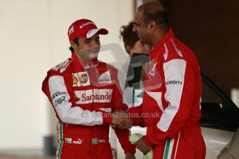 World © Octane Photographic Ltd. GP2 British GP, Silverstone, Thursday 27th June 2013. Felipe Massa - Scuderia Ferrari - Shell Towcester Pit Stop. Digital Ref : 0723lw1d9715