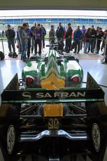 World © Octane Photographic Ltd./Carl Jones. Caterham F1 Team with Alexander Rossi demos at Silverstone, 20th October 2013. Digital Ref : 0845cj7d0007