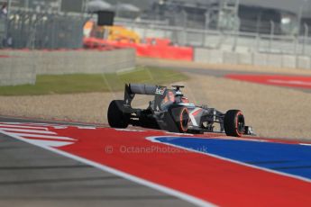 World © Octane Photographic Ltd. F1 USA GP - Austin, Texas, Circuit of the Americas (COTA), Friday 15th November 2013 - Practice 1. Sauber C32 - Nico Hulkenberg. Digital Ref : 0853lw1d2691