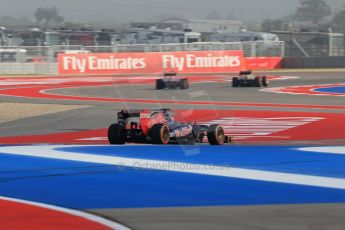 World © Octane Photographic Ltd. F1 USA GP - Austin, Texas, Circuit of the Americas (COTA), Friday 15th November 2013 - Practice 1. Scuderia Toro Rosso STR8 – Daniil Kvyatt. Digital Ref : 0853lw1d2733