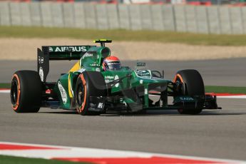 World © Octane Photographic Ltd. F1 USA GP - Austin, Texas, Circuit of the Americas (COTA), Friday 15th November 2013 - Practice 1. Caterham F1 Team CT03 – Alexander Rossi showing the To Philippines With Love logo under the cockpit. Digital Ref :  0853lw1d2792