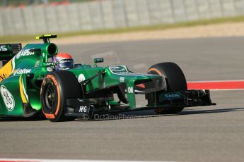 World © Octane Photographic Ltd. F1 USA GP - Austin, Texas, Circuit of the Americas (COTA), Friday 15th November 2013 - Practice 1. Caterham F1 Team CT03 – Alexander Rossi. Digital Ref : 0853lw1d2823