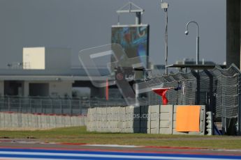 World © Octane Photographic Ltd. F1 USA GP - Austin, Texas, Circuit of the Americas (COTA), Friday 15th November 2013 - Red Flag due to problems with the medical safety helicopter. Digital Ref : 0853lw1d2873