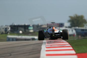 World © Octane Photographic Ltd. F1 USA GP - Austin, Texas, Circuit of the Americas (COTA), Friday 15th November 2013 - Practice 1. Sahara Force India VJM06 - Paul di Resta. Digital Ref : 0853lw1d3531