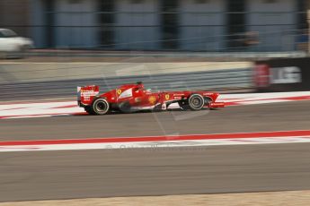 World © Octane Photographic Ltd. F1 USA GP, Austin, Texas, Circuit of the Americas (COTA), Friday 15th November 2013 - Practice 2. Scuderia Ferrari F138 - Fernando Alonso. Digital Ref : 0854lw1d1755