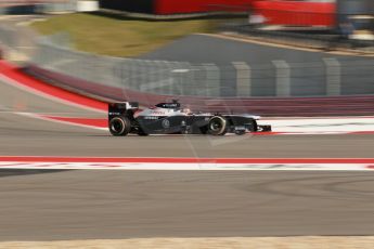 World © Octane Photographic Ltd. F1 USA GP, Austin, Texas, Circuit of the Americas (COTA), Friday 15th November 2013 - Practice 2. Williams FW35 - Pastor Maldonado. Digital Ref : 0854lw1d1785
