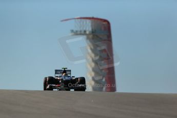 World © Octane Photographic Ltd. F1 USA GP, Austin, Texas, Circuit of the Americas (COTA), Friday 15th November 2013 - Practice 2. Sauber C32 - Esteban Gutierrez. Digital Ref : 0854lw1d3737
