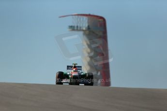 World © Octane Photographic Ltd. F1 USA GP, Austin, Texas, Circuit of the Americas (COTA), Friday 15th November 2013 - Practice 2. Sahara Force India VJM06 - Adrian Sutil. Digital Ref : 0854lw1d3788
