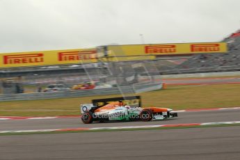 World © Octane Photographic Ltd. F1 USA GP, Austin, Texas, Circuit of the Americas (COTA), Saturday 16th November 2013 - Practice 3. Sahara Force India VJM06 - Paul di Resta. Digital Ref : 0857lw1d1842