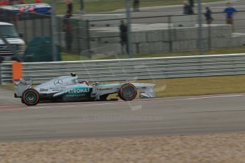 World © Octane Photographic Ltd. F1 USA GP, Austin, Texas, Circuit of the Americas (COTA), Saturday 16th November 2013 - Practice 3. Mercedes AMG Petronas F1 W04 – Lewis Hamilton. Digital Ref : 0857lw1d4819