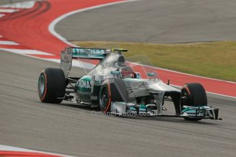 World © Octane Photographic Ltd. F1 USA GP, Austin, Texas, Circuit of the Americas (COTA), Saturday 16th November 2013 - Practice 3. Mercedes AMG Petronas F1 W04 - Lewis Hamilton. Digital Ref : 0857lw1d4873