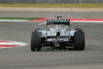 World © Octane Photographic Ltd. F1 USA GP, Austin, Texas, Circuit of the Americas (COTA), Saturday 16th November 2013 - Practice 3. Mercedes AMG Petronas F1 W04 - Nico Rosberg. Digital Ref : 0857lw1d4975