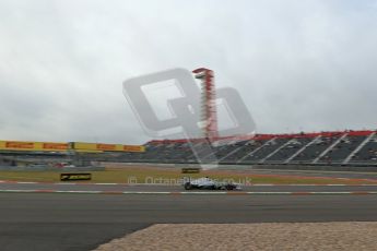 World © Octane Photographic Ltd. F1 USA GP, Austin, Texas, Circuit of the Americas (COTA), Saturday 16th November 2013 - Practice 3. Mercedes AMG Petronas F1 W04 - Nico Rosberg. Digital Ref : 0857lw1d5027