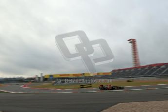 World © Octane Photographic Ltd. F1 USA GP, Austin, Texas, Circuit of the Americas (COTA), Saturday 16th November 2013 - Practice 3. Lotus F1 Team E21 - Romain Grosjean. Digital Ref : 0857lw1d5051
