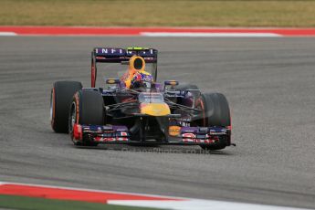 World © Octane Photographic Ltd. F1 USA GP, Austin, Texas, Circuit of the Americas (COTA), Saturday 16th November 2013 - Practice 3. Infiniti Red Bull Racing RB9 - Mark Webber. Digital Ref : 0857lw1d5103