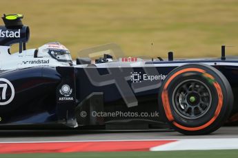 World © Octane Photographic Ltd. F1 USA GP, Austin, Texas, Circuit of the Americas (COTA), Saturday 16th November 2013 - Practice 3. Williams FW35 - Valtteri Bottas. Digital Ref : 0857lw1d5256