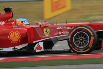 World © Octane Photographic Ltd. F1 USA GP, Austin, Texas, Circuit of the Americas (COTA), Saturday 16th November 2013 - Practice 3. Scuderia Ferrari F138 - Fernando Alonso. Digital Ref : 0857lw1d5282