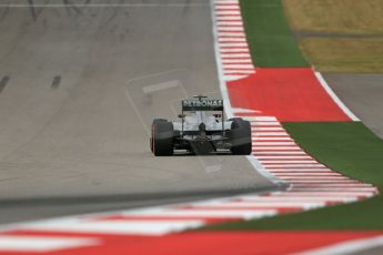 World © Octane Photographic Ltd. F1 USA GP, Austin, Texas, Circuit of the Americas (COTA), Saturday 16th November 2013 - Practice 3. Mercedes AMG Petronas F1 W04 – Lewis Hamilton. Digital Ref : 0857lw1d5330