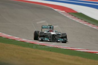 World © Octane Photographic Ltd. F1 USA GP, Austin, Texas, Circuit of the Americas (COTA), Saturday 16th November 2013 - Practice 3. Mercedes AMG Petronas F1 W04 – Lewis Hamilton. Digital Ref : 0857lw1d5362