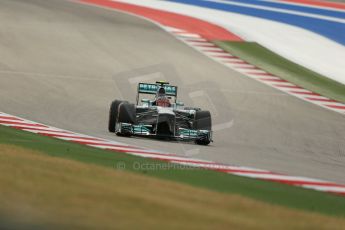 World © Octane Photographic Ltd. F1 USA GP, Austin, Texas, Circuit of the Americas (COTA), Saturday 16th November 2013 - Practice 3. Mercedes AMG Petronas F1 W04 – Lewis Hamilton. Digital Ref : 0857lw1d5377