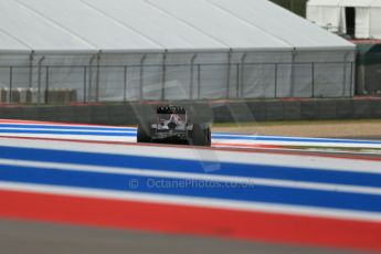 World © Octane Photographic Ltd. F1 USA GP, Austin, Texas, Circuit of the Americas (COTA), Saturday 16th November 2013 - Qualifying. Infiniti Red Bull Racing RB9 - Sebastian Vettel. Digital Ref : 0858lw1d5496