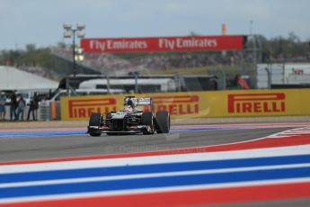 World © Octane Photographic Ltd. F1 USA GP, Austin, Texas, Circuit of the Americas (COTA), Saturday 16th November 2013 - Qualifying. Sauber C32 - Nico Hulkenberg. Digital Ref : 0858lw1d5545